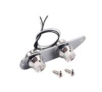 TSMORY 2 Way Guitar Control Plate Wire Loaded Prewired Control Plate with 2 Way Switches Electric Guitar Part Replacement