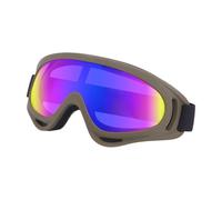 TSMORY 2. Windproof Snow Goggles Breathable Foam Padding & Flexible Frame for Snowboarding Mountain Biking Motorcross Flexible TPU Frame Ski Accessories
