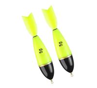 TSMORY 2Pcs/pack Electronic Floating Float Rock Night Fishing Through Glow Floating Float Electronic Bright Fishing