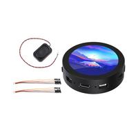 TSMORY 360x360 Expansion Board RP2350 Programmable Microcontroller Board 1.85inch Round LCD Display Touchable Screen Replacement Type C Development Board