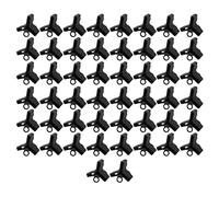 TSMORY 50Pcs Fishing Hook Bonnets Assorted Treble Hook Covers Fishing Hook Protector Guard Hook Protector, 5