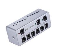 TSMORY 6/8 Isolated Output Pedal Power Supply Small Pedal Power Supply 6/8 Way Single Block Effector Instrument Power Supply