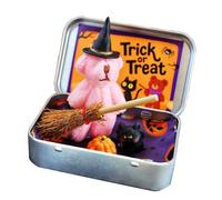 TSMORY Adorable Wizard Bear Halloween Decoration Set Includes Plush Pumpkin Cleaning Stick Cozy Blanket Party Gift Concept Witch Themed Party Supplies