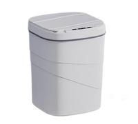 TSMORY Automatic Waste Container 14L Light Feature Twist Protect Three Approaches Suitable for Bathroom Kitchen Sitting Room Bedlight Trash Container