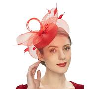 TSMORY Butterfly Meshes Hat Headbands Stylish Women's Fascinator Hat Hairpiece for Weddings and Parties