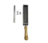 TSMORY Cast Iron Ingot Molds Metal Casting Molds Melting Gold and Silver Molds Jewelry Making Tool Iron Texture for Metal