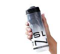 TSMORY Cycling Water Bottles Ice Retention 360 Degrees Drips Without Lid Wide Mouthes Easyly Clean with Bike Racks Thickened Sports Bottles