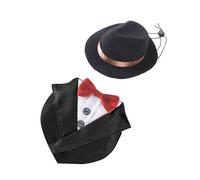 TSMORY Dog Formal Attire Set Gentlemen Bowtie Collar Made From Component Ideal for Parties Photoshoots Dog Suits Tie with