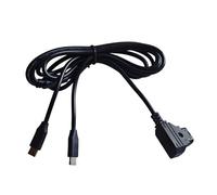 TSMORY Double Function Data Transfer Power Adapter Cord D-tap to USB C Connectors for Professional Photography Gear D-tap to Type C Splitter Cable