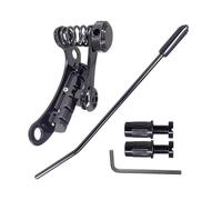 TSMORY Electric Guitar Bridge Stop Rod Tailpiece Tremolo Guitar Bridge Pull Plate Replacement Guitar Bridge Stop Plate