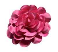 TSMORY Elegant 24cm Handmade Lapel Pin Beautiful Satins Flower Lapel Pin Delicate Brooch Jewelry for Work and Business
