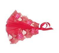 TSMORY Elegant Embroidered Mantilla Head Wrap Soft Hair Bandana Hairpieces Lace Scarf Headwear for Religious Prayer