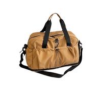 TSMORY Functional Expandable Duffle Bag Water Resistant Oxford Travel Bags with Separate Wet Dry Pockets for Sports Travel Dry Wet Separation Travel Bags