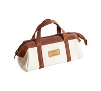 TSMORY Large Capacity Canvas Pencil Case with Top Handle Zippered Pencil Pouches for Student and Adult School Daily Use Home Pencil Case