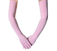 TSMORY Long Sleeve Operas Show Gloves For Women Stage Performances Gloves Flapper Stretchy Elbow Length Glove