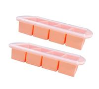 TSMORY Multipurpose Silicones and Wire Ice Tray Including Cover for Various Frozens Culinary Preparations Soup Ice Tray
