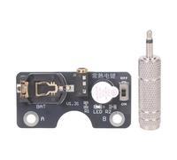 TSMORY Portable Morse Code Keyer Trainer with LED Rhythm Light & Sound for Practice Exercises Auditory Visual CW Practice Device