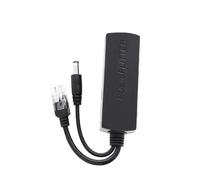 TSMORY Power Over Ethernet Splitter 48V to 12V 1.2A with Short Circuits Protections IEEE802.3af/at Standard DC5.5x2.1mm for Home Networking Converters for Security Cameras