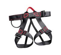 TSMORY Professional Climbing Equipment for Outdoor Rock Climbing and Rappelling Adjustable Waist Strong Polyester Ergonomic Mountaineering Equipment Harness Padded Waist Supports Secure Suspension