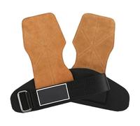 TSMORY Professional Leather Workout Gloves Thick Padding Not Frictions Design Suitable for High Intensity Training Event Adjustable Leather Workout Gloves