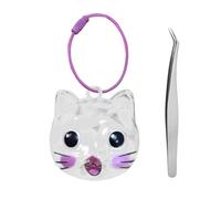 TSMORY Recyclable Pet Beard Cenotaph Keychain Safe Break Lid for Treasuring Dear Cats and Canines Animal Owner Sympathy Cenotaph Present