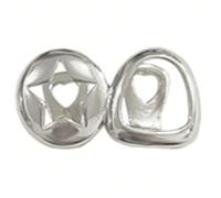 TSMORY Round Star Shape Copper Teeth Grills Mouth Jewelry Teeth Jewelry Suitable for Costume Parties Cosplay Festival Event Golden Planet Grillzs