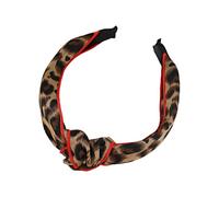 TSMORY Stylish Leopards Patterned Headband Elegant Plush Hair Hoop Casual Wear Hairband Suitable for Long Terms Use
