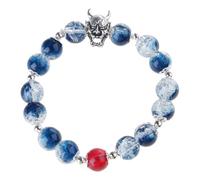 TSMORY Trendy Glass Beaded Bangles Cosplay Accessory Wrist Chain Accessories Wrist Decoration Comfortable and Fade Resistant