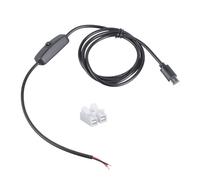 TSMORY USB Type CREATE Male to 2 Pin Command Block Cable 5V Charging Wire with Change for LED Desk Lamplights Blowers Permanent PVC Coat Usb CREATE Power Cable with Change