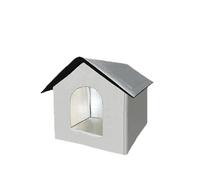 TSMORY Weatherproofs Insulated Ferals Cats House Easy to Put Together,Selfwarming Shelter for Winter Outdoor Cats Insulated Ferals Cats Shelter