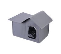 TSMORY Windproof Secure Outdoor Dog Cottage with Anchoring Rope for Strong Wind Protections of Wandering Puss in Rainy Season Wandering Puss Bed