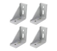 Tsnamay 4Pcs 4080 Hardware Brackets Inside Corner Bracket,Triangle Hypotenuse Consolidate for 4080 Aluminum Extrusion Profile with Slot