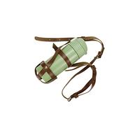 Tsnamay Brown Water Bottle Straps for Walking,Adjustable PU Leather Water Bottle Handle Shoulder Strap for Universal Water Bottles