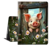 TSNJTBDL Case for Kindle Paperwhite 12th Generation 7" & Kindle ColorSoft Signature Edition - PU Leather with Auto Sleep/Wake, Slim Lightweight Protective Cover - Cute Pig