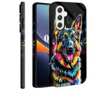TSNJTBDL for Galaxy S26 Plus Case, Dual Layer Hard PC + Soft TPU Heavy Duty 2 in 1 Shockproof Protective Phone Case for Samsung Galaxy S26 Plus 6.7"(2026) - Colorful German Shepherd