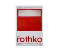 TSNKNP 2023 Mark Rothko Fondation Poster Decorative Painting Canvas Wall Art Living Room Poster Bedroom Painting Wall Art Picture Print Modern Family Room Decor 16 x 24 Inches (40 x 60 cm)