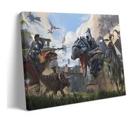 TSNKNP Ark Survival Evolved Poster Decorative Painting Canvas Wall Art Living Room Poster Bedroom Painting Wall Art Picture Print Modern Family Room Decor 24 x 36 inches (60 x 90 cm)