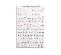 TSNKNP Ashtanga Primary Series Yoga Poster Decorative Painting Canvas Wall Art Living Room Poster Bedroom Painting Wall Art Picture Print Modern Family Room Decor 12 x 18 Inches (30 x 45 cm)