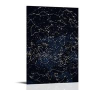 TSNKNP Astronomical Constellation Poster Decorative Painting Canvas Wall Art Living Room Poster Bedroom Painting Wall Art Picture Print Modern Family Room Decor 08 x 12 inches (20 x 30 cm)