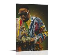 TSNKNP Biggie Smalls Rap Singer Poster Decorative Painting Canvas Wall Art Living Room Poster Bedroom Painting Wall Art Picture Print Modern Family Room Decor 12 x 18 Inches (30 x 45 cm)