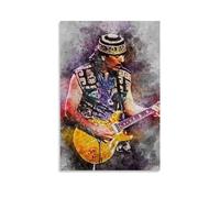 TSNKNP Carlos Santana Pop Art Poster Decorative Painting Canvas Wall Art Living Room Poster Bedroom Painting Wall Art Picture Print Modern Family Room Decor 12 x 18 Inches (30 x 45 cm)