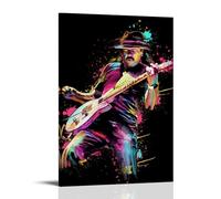 TSNKNP Carlos Santana Pop Singer Poster Decorative Painting Canvas Wall Art Living Room Poster Bedroom Painting Wall Art Picture Print Modern Family Room Decor 16 x 24 Inches (40 x 60 cm)