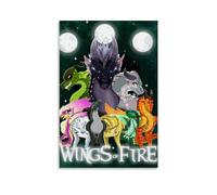 TSNKNP Cartoon Movie Wings of Fire Poster Decorative Painting Canvas Wall Art Living Room Poster Bedroom Painting Wall Art Picture Print Modern Family Room Decor 12 x 18 Inches (30 x 45 cm)