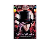TSNKNP Charlie And The Chocolate Factory Movie Poster Decorative Painting Canvas Wall Art Living Room Poster Bedroom Painting Wall Art Picture Print Modern Family Room Decor 12 x 18 Inches (30 x 45