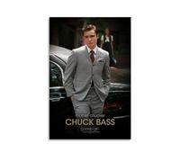 TSNKNP Chuck Bass TV Poster Decorative Painting Canvas Wall Art Living Room Poster Bedroom Painting Wall Art Picture Print Modern Family Room Decor 12 x 18 Inches (30 x 45 cm)