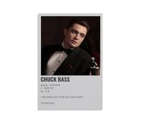 TSNKNP Chuck Bass TV Series Poster Decorative Painting Canvas Wall Art Living Room Poster Bedroom Painting Wall Art Picture Print Modern Family Room Decor 12 x 18 Inches (30 x 45 cm)