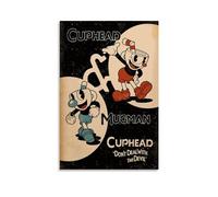 TSNKNP Cuphead Cartoon Art Poster Decorative Painting Canvas Wall Art Living Room Poster Bedroom Painting Wall Art Picture Print Modern Family Room Decor 12 x 18 Inches (30 x 45 cm)