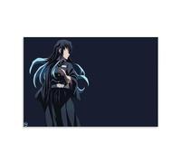 TSNKNP Demon Slayer Toru Muichiro Poster Decorative Painting Canvas Wall Art Living Room Poster Bedroom Painting, Wall Art Picture Print Modern Family Room Decor 12 x 18 Inches (30 x 45 cm)