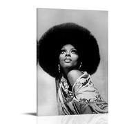 TSNKNP Diana Ross Poster Decorative Painting Canvas Wall Art Living Room Poster Bedroom Painting Wall Art Picture Print Modern Family Room Decor 16 x 24 Inches (40 x 60 cm)