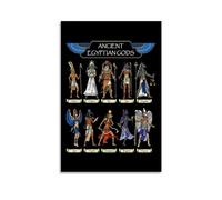 TSNKNP Egyptian Mythology Gods Poster Decorative Painting Canvas Wall Art Living Room Poster Bedroom Painting Wall Art Picture Print Modern Family Room Decor 12 x 18 Inches (30 x 45 cm)